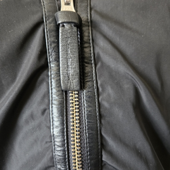 Mackage Black BomberJacket With Leather Trim. Size XXS - Picture 3 of 16